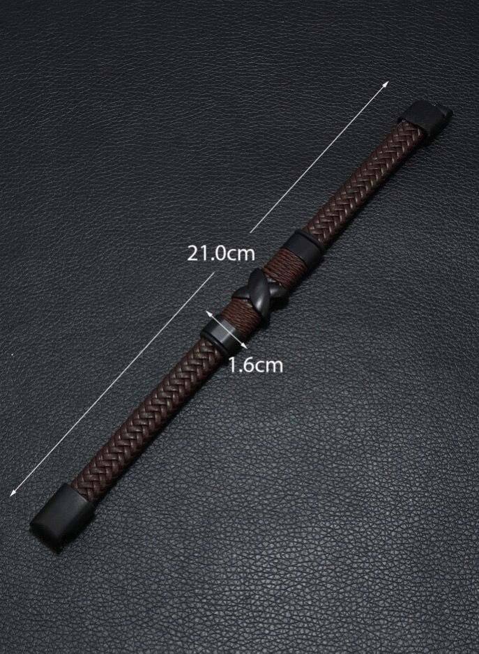 Luxury Concept Elegant High Quality Of PU Leather Bracelet For Men - Image 4