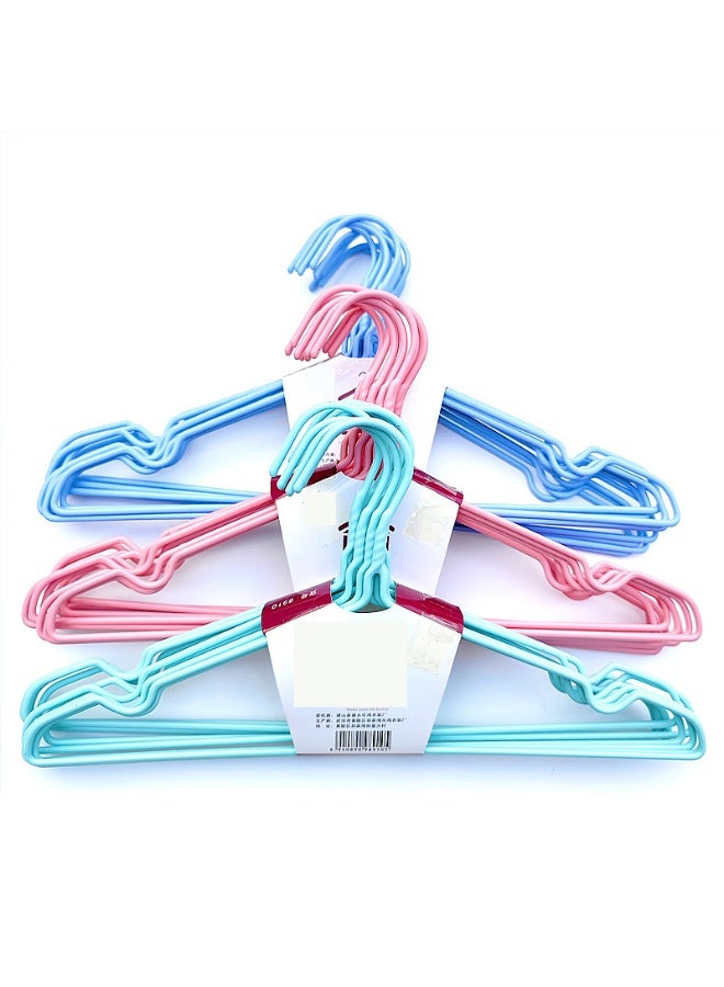 Stainless Steel Coated Hanger, 10 Pieces - Image 1