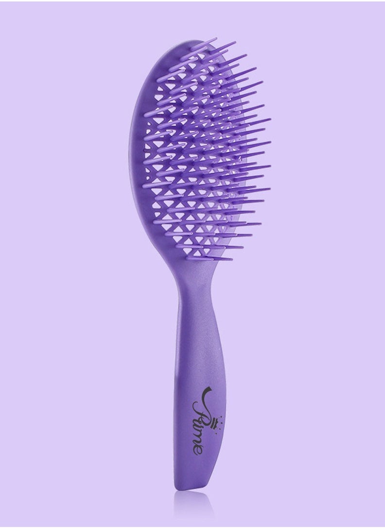 Prime HairBrush for Wet Curly Detangling Hair Scalp Massage Comb Easy to Clean Comb Blow Dry Styling Curling Straightening Tools for Salon Home Use  - Image 3