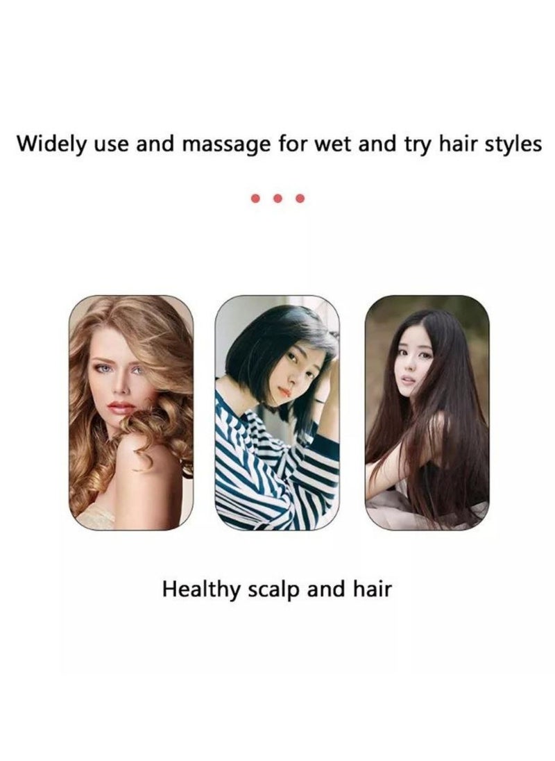 Prime - HairBrush for Wet Curly Detangling Hair Scalp Massage Comb Easy to Clean Comb Blow Dry Styling Curling Straightening Tools for Salon Home Use - Image 1