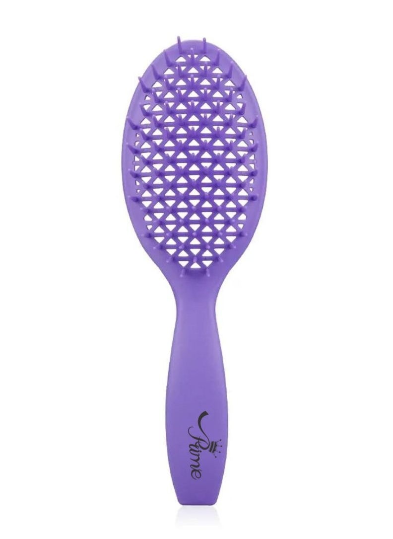 Prime HairBrush for Wet Curly Detangling Hair Scalp Massage Comb Easy to Clean Comb Blow Dry Styling Curling Straightening Tools for Salon Home Use  - Image 1