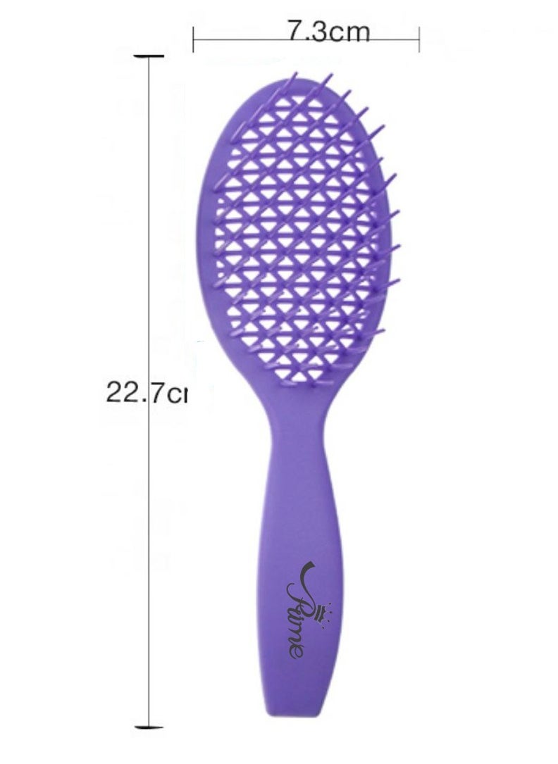 Prime - HairBrush for Wet Curly Detangling Hair Scalp Massage Comb Easy to Clean Comb Blow Dry Styling Curling Straightening Tools for Salon Home Use - Image 1