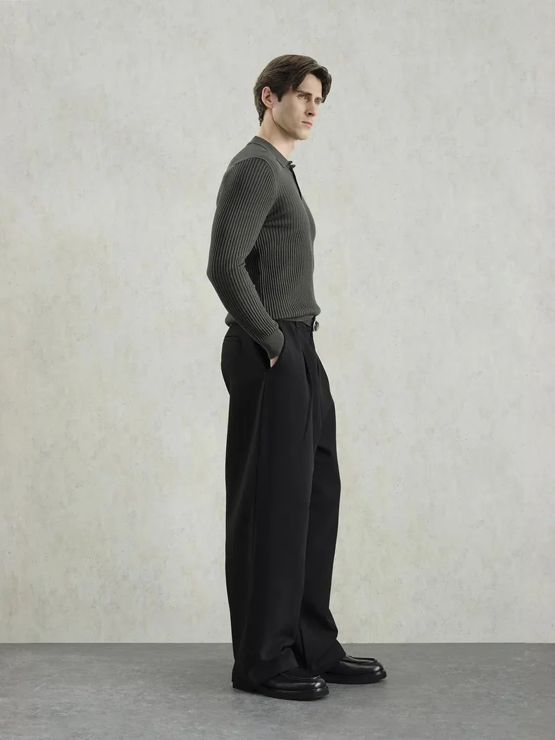 جيستو GIESTO Slim Fit Polo Neck T-Shirt