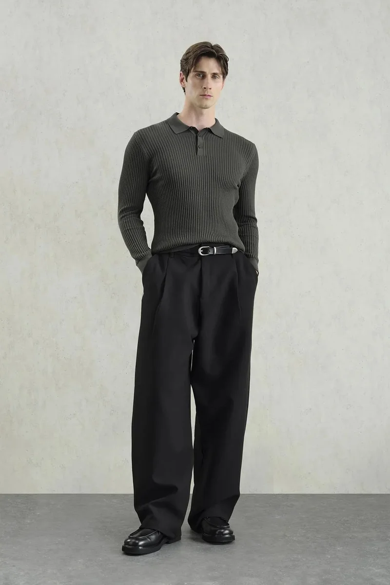 جيستو GIESTO Slim Fit Polo Neck T-Shirt
