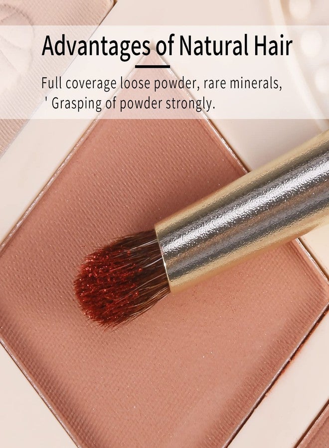 ENZO KEN Natural Pony Hair Eye Shadow Brush, Small Detail Eyeshadow Brush, Detailing Eye Shadow Brushes, Mini Smudge Brushes, Corner Eyeshadow Brush, Eyeshadow Blending Brush, Single Makeup Brushes. - Image 4