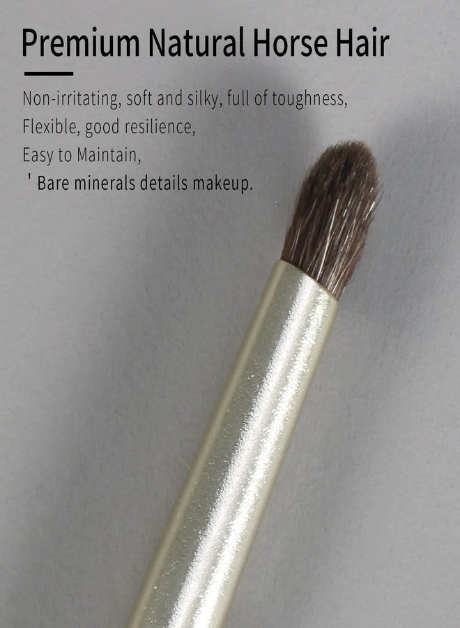 ENZO KEN Natural Pony Hair Eye Shadow Brush, Small Detail Eyeshadow Brush, Detailing Eye Shadow Brushes, Mini Smudge Brushes, Corner Eyeshadow Brush, Eyeshadow Blending Brush, Single Makeup Brushes. - Image 3