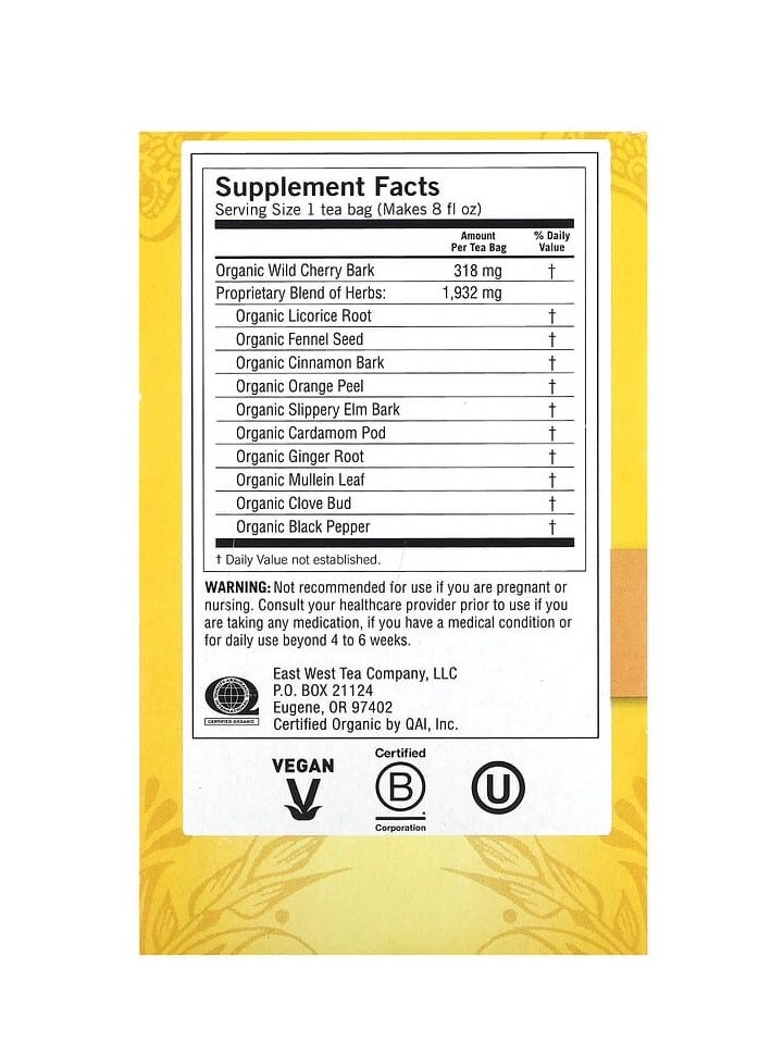 Yogi Tea Throat Comfort Caffeine Free 16 Tea Bags 1.27 oz (36 g)  - Image 2