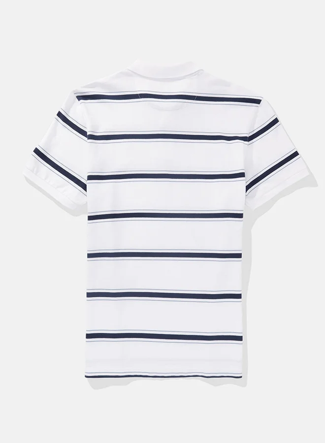 امريكان ايجل AE Striped Polo Shirt