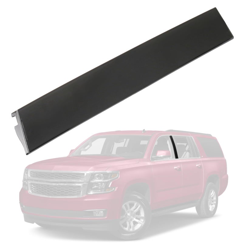 B pillar Window trim door molding Left replacement for Cadillac Escalade ESVChevrolet SuburbanChevy TahoeGMC Yukon XL4Door Sport Utility 2015 2016 2017 2018 2019 2020 926241 Driver Side1 Pack