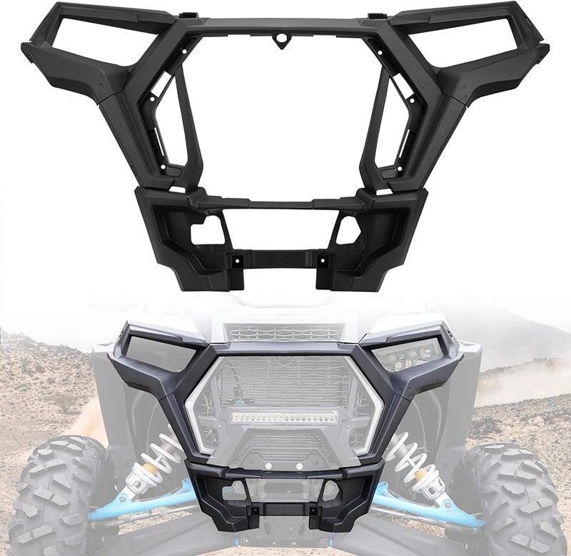 A & UTV PRO A UTV PRO Front Fascia for 20192025 Polaris RZR XPTRAIL BlackHeadlight Bumper Cover Panel Replace OEM 5455432070 - Image 3