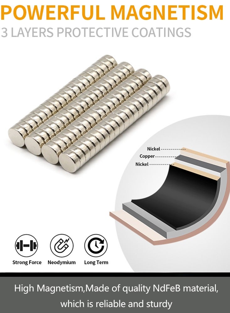 سوبر سوبر ندفيب المغناطيس الجولة 0.31x0.12 بوصة مغناطيس دائم قوي مصغرة الفريت البورون المغناطيس الثلاجة - Image 3