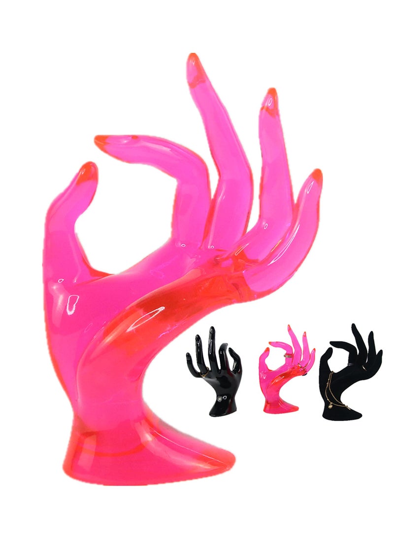Glamorway Jewelry Display Holder Bracelet Ring Watch Stand Support Holder Stand Transparent