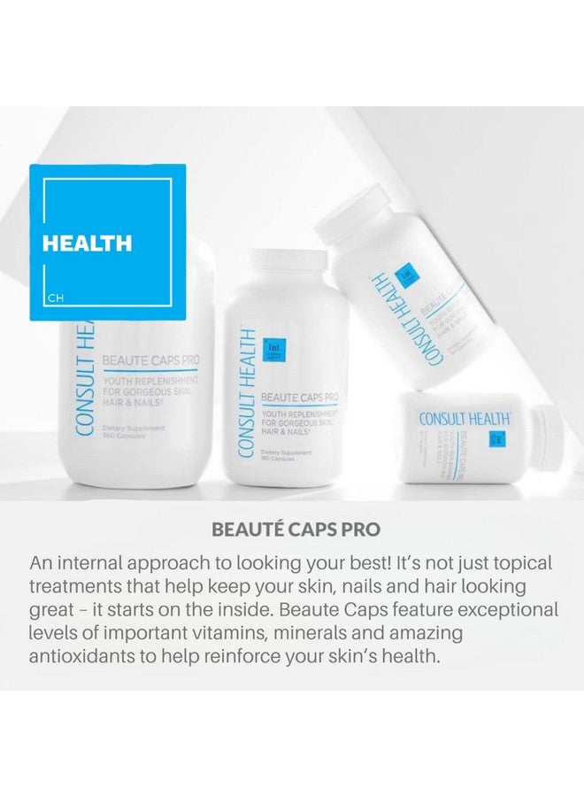 Consult Beaute Consult Health Beaute Caps Pro 10000 Mcg Of Biotin For Youthful Skin Hair Nails Capsules 30 Day 60 Count (1Pack) - Image 4