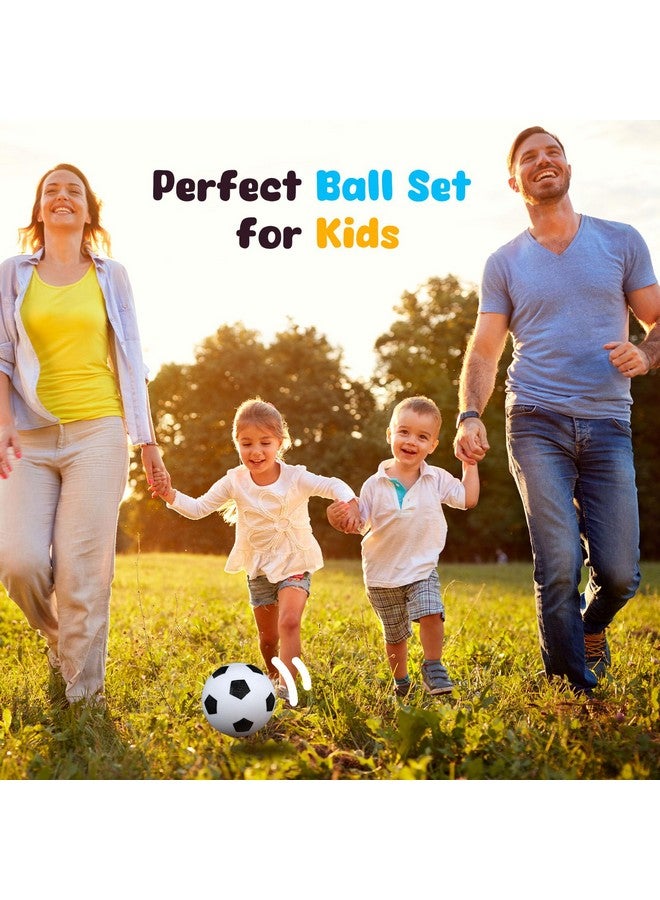Shindel Sports Balls for Kids, 5 Inches Playground Balls with Hand Pump, Includes Football, Basketball - Image 4