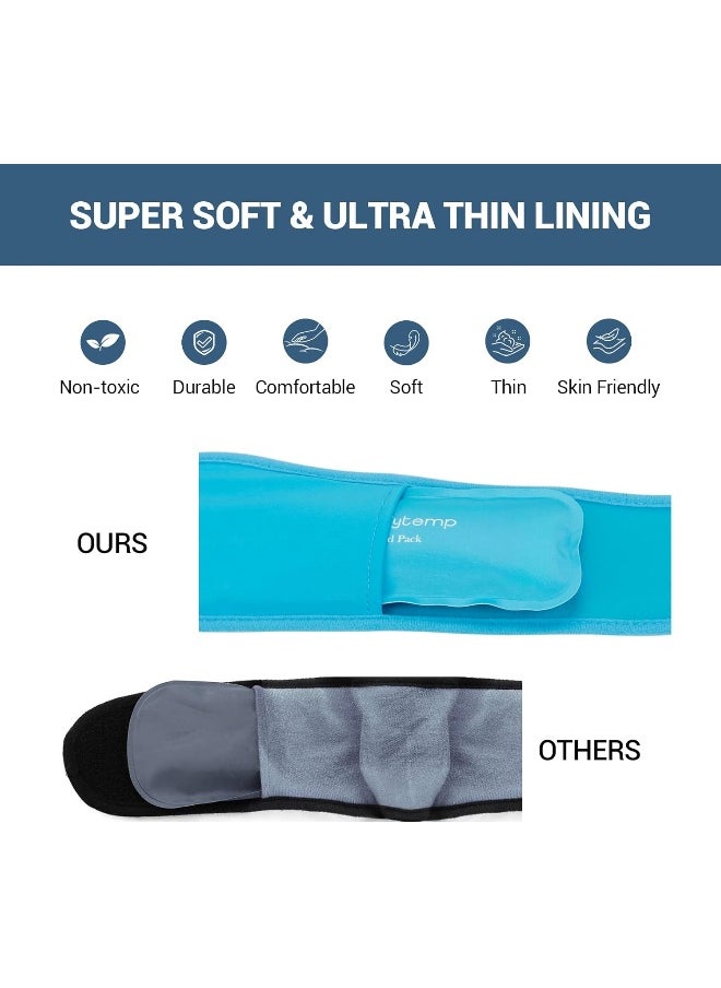 Comfytemp - Wisdom Teeth Ice Pack Head Wrap, Face Ice Pack For Tmj Relief, Surgery Recovery, Fsa Hsa Eligible, 4 Reusable Hot & Cold Gel Packs, Pain Relief For Jaw, Chin, Oral, Facial, Dental Implants - Image 1