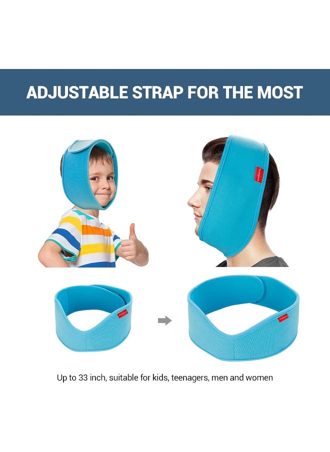 Comfytemp - Wisdom Teeth Ice Pack Head Wrap, Face Ice Pack For Tmj Relief, Surgery Recovery, Fsa Hsa Eligible, 4 Reusable Hot & Cold Gel Packs, Pain Relief For Jaw, Chin, Oral, Facial, Dental Implants - Image 1