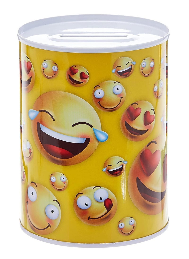 ECVV Coin Box, Bank Money Saving Jar Tin Box Containers 7.5 X 10.5 Cm, Assorted Design  - Image 2