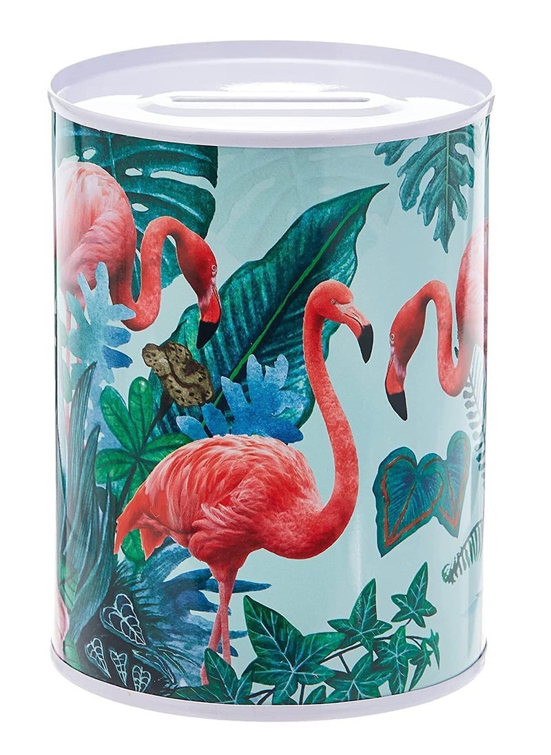 ECVV Coin Box, Bank Money Saving Jar Tin Box Containers 7.5 X 10.5 Cm, Assorted Design  - Image 3