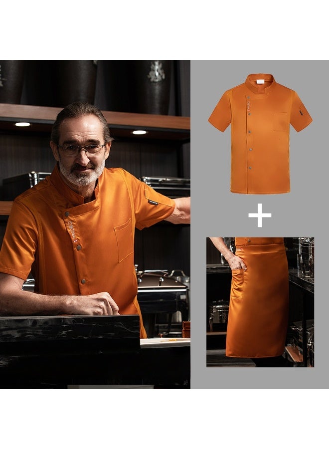 KUYING New Chef Workwear Top+Apron Set - Image 1