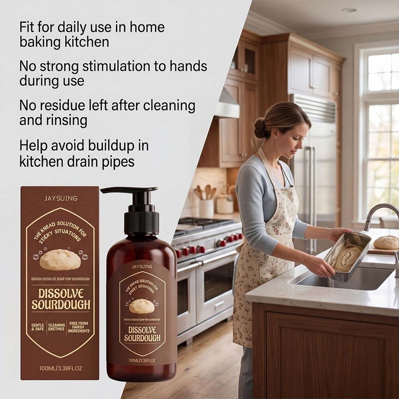 Dough cleaner dissolves and removes dough residue, and cleans utensils to add shine. - Image 5