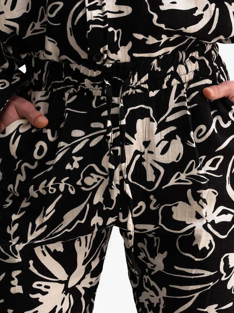 Giesto Multicolor GIESTO Men's Cotton Floral Knit Pants for Men | Best Price UAE