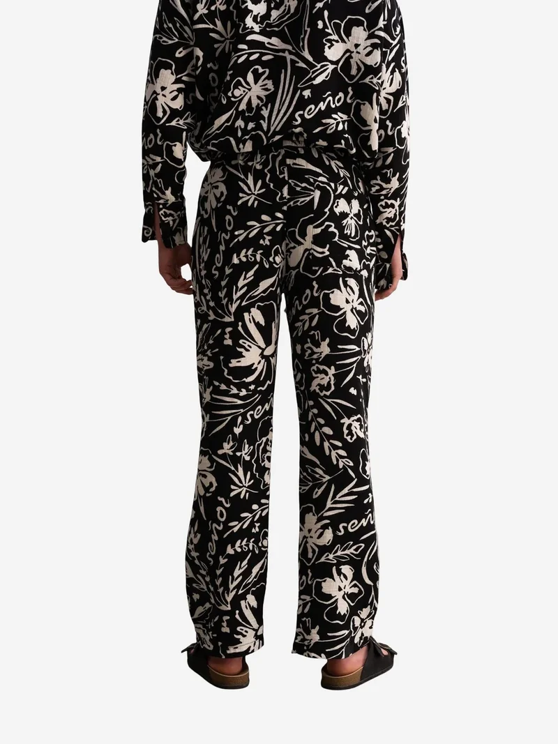 Giesto Multicolor GIESTO Men's Cotton Floral Knit Pants for Men | Best Price UAE