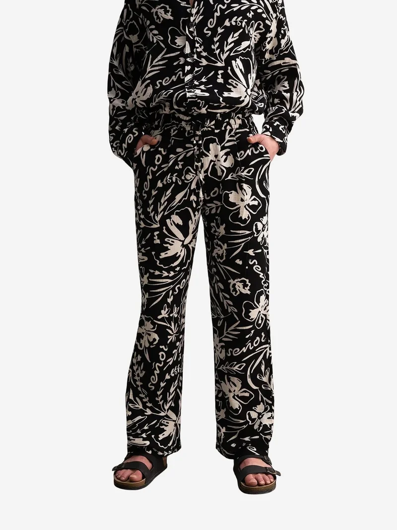 Giesto Multicolor GIESTO Men's Cotton Floral Knit Pants for Men | Best Price UAE
