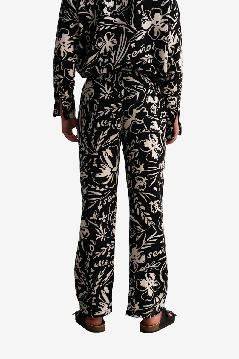 Giesto Multicolor GIESTO Men's Cotton Floral Knit Pants for Men | Best Price UAE