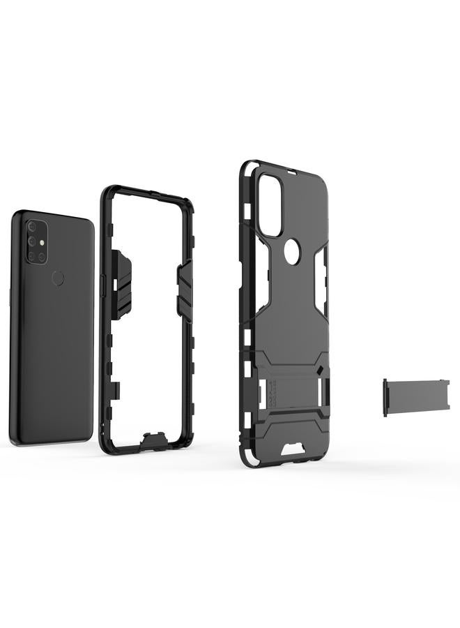 S-TOP Case For OnePlus Nord N10 5G Shockproof PC + TPU Protective Case with Hidden Holder - Image 4