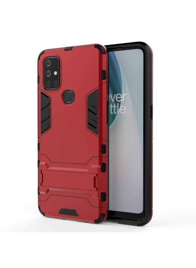 S-TOP Case For OnePlus Nord N10 5G Shockproof PC + TPU Protective Case with Hidden Holder - Image 1