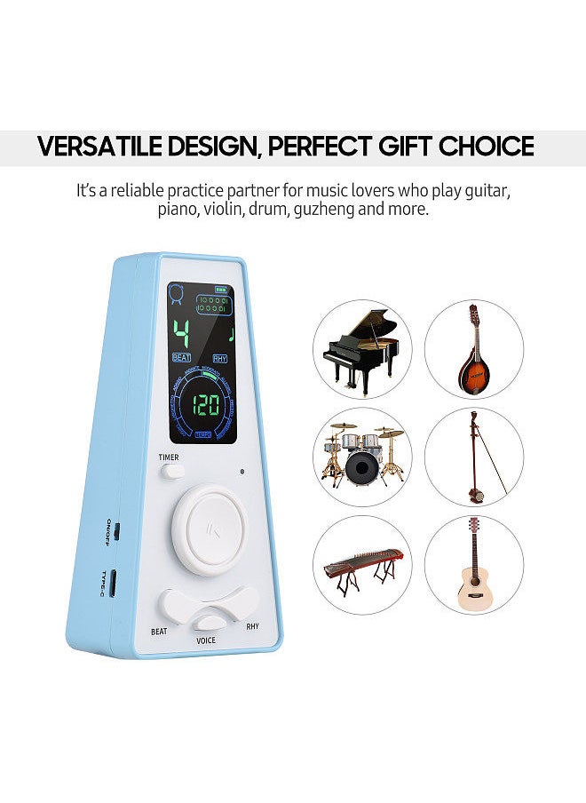 Generic - Electronic Digital Metronome With Timer Universal Electronic Metronome With Volume And Beat Speed Control, Battery Or Usb Cable Powered, For Guitar Piano Violin Drum - Image 1