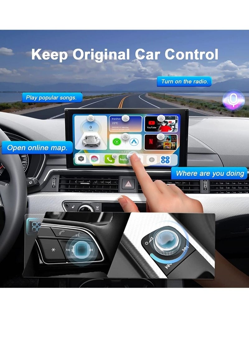 MMBABY Ai Box MMB MAX Multimedia Video Box Wireless CarPlay Adapter Ai Box Android 10 System 8 Cord 4+64G Support 4G Band Wireless Android Auto Built in GPS MAX 256G TF Card Fit For Car From 2017 To Now  - Image 3
