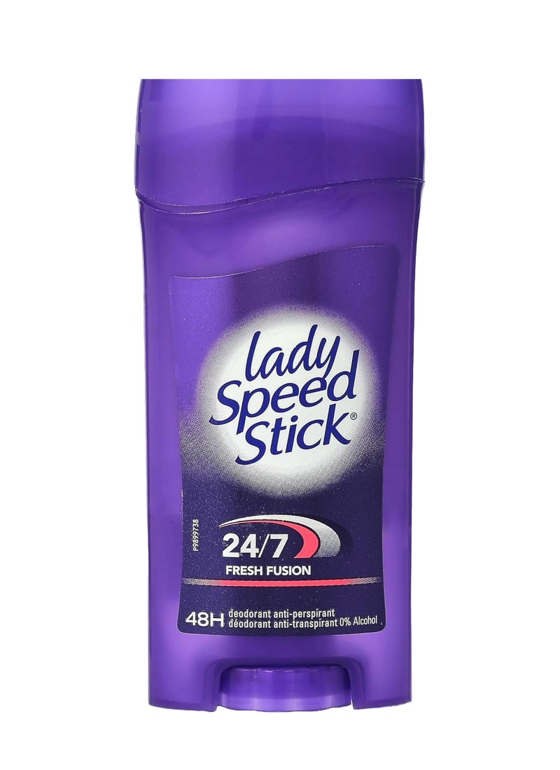 ليدي سبيد ستيك عصا مزيل العرق فريش فيوجن المضادة للتعرق 65جم - Image 1