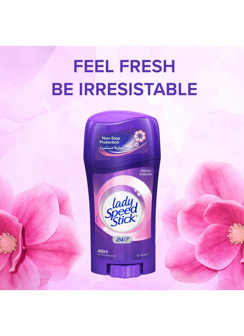 ليدي سبيد ستيك عصا مزيل العرق فريش فيوجن المضادة للتعرق 65جم - Image 3