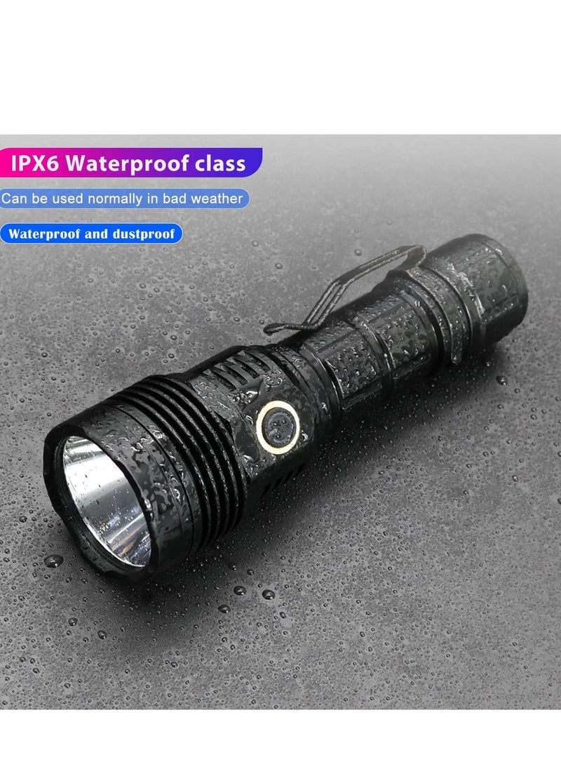 Arabest - 30000 High Lumens】SST40 LED Torch with Power Display,Super Bright Rechargeable Flashlight,Type-C Fast Charging Flash Light with 5 Modes, IPX6 Waterproof Durable Torches for Camping Hiking Emergency - Image 1