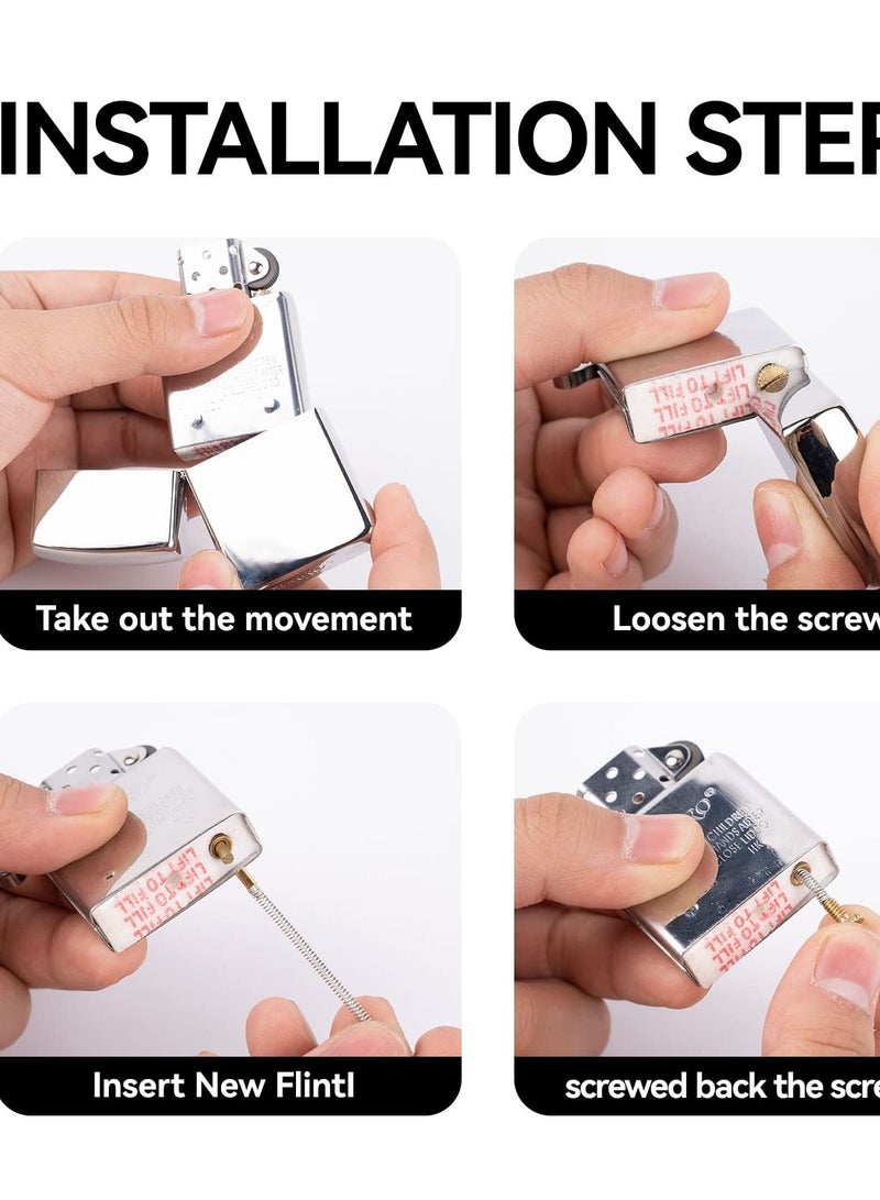 Excefore 500 قطعة من قطع الإشعال البديلة لأجهزة الإشعال، قطع استبدال لقطع الغاز البترولية، أحجار إشعال عالية الجودة لصيانة أجهزة الإشعال - Image 3