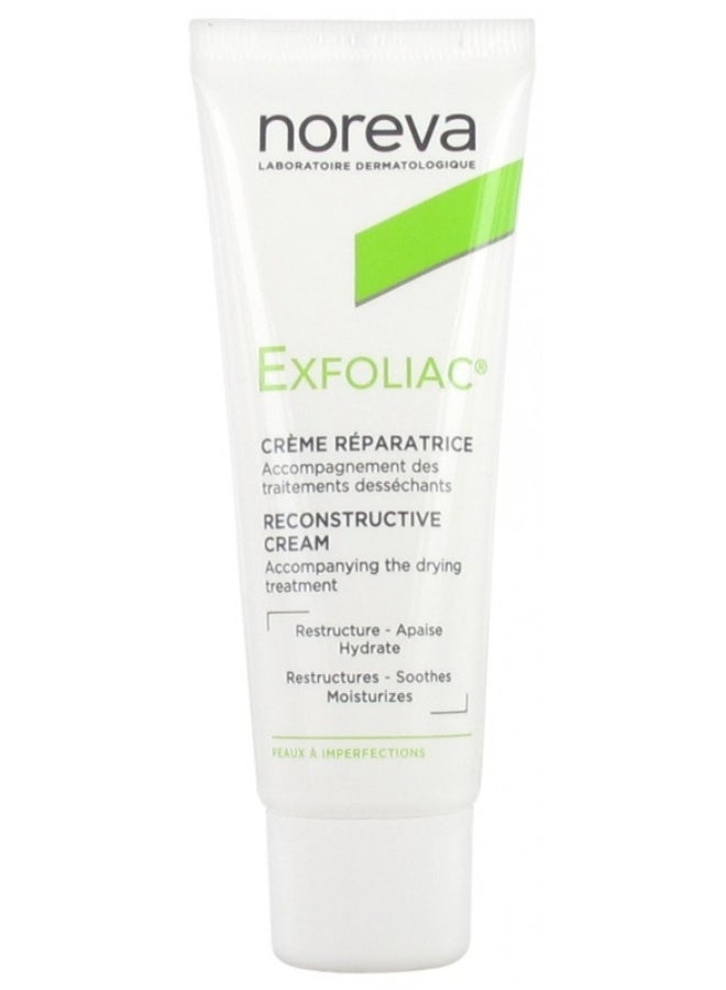 Noreva Exfoliac Reconstructive Cream 40ml - Image 1