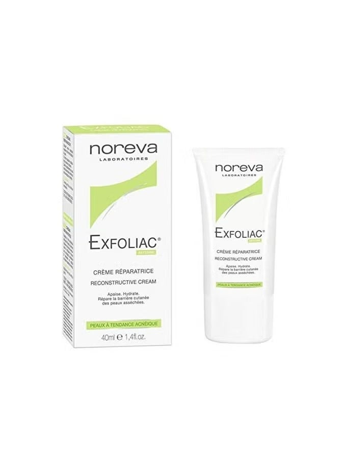 Noreva Exfoliac Reconstructive Cream 40ml - Image 3