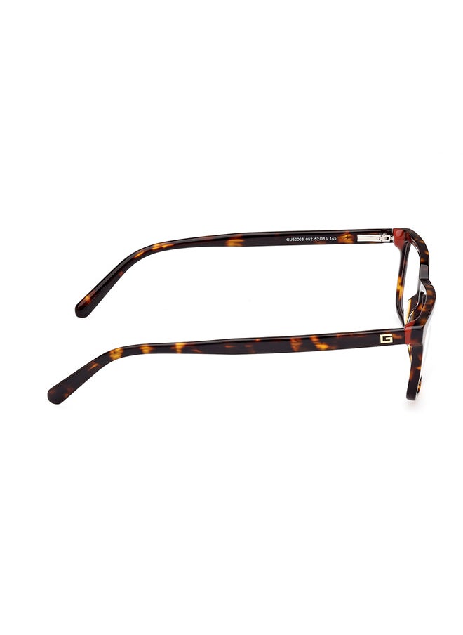 GUESS - Men's Rectangular Eyeglass Frame - GU5006805254 - Lens Size: 54 Mm - Image 1