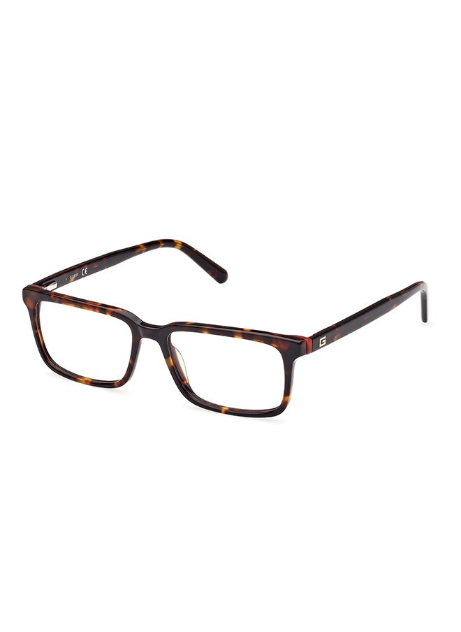GUESS - Men's Rectangular Eyeglass Frame - GU5006805254 - Lens Size: 54 Mm - Image 1