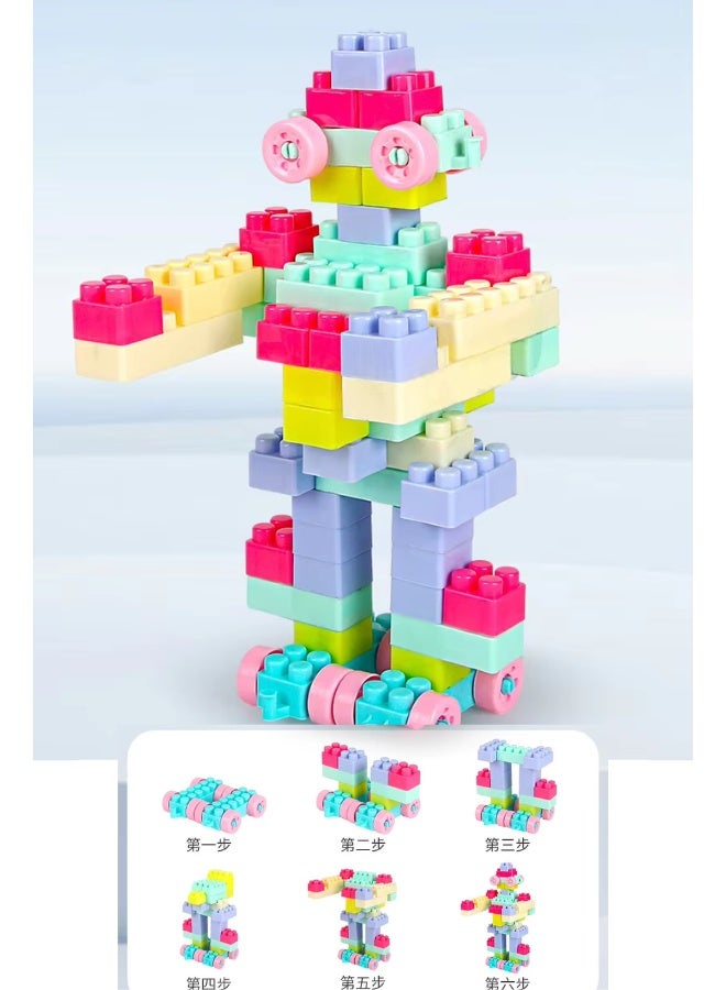 DAT Colorful Building Blocks Set for Kids (62 PCS) – Creative Educational Toy for Boys & Girls with Storage Box - Image 5