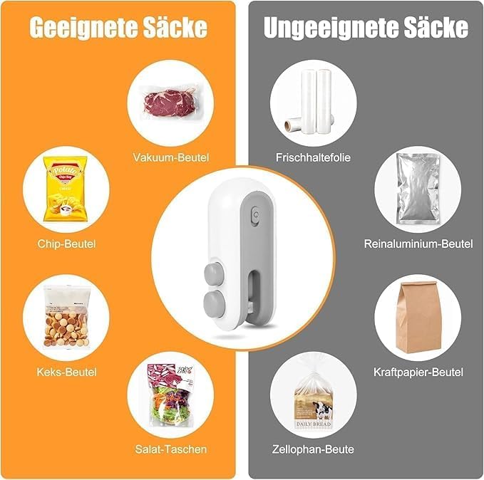 Copelle Portable Mini Sealing Machine, Handheld Packet Sealer for Food, Snacks, Chips, Fresh Storage, Plastic Bags Sealing Machine (Multi Color) - Image 3