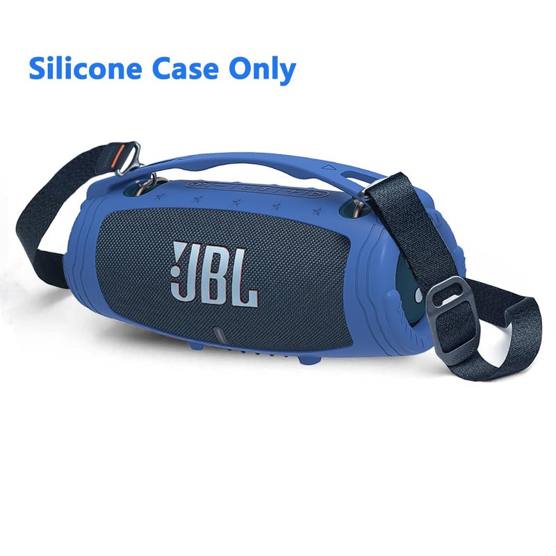 JCHPINE Silicone Cover Case for JBL Xtreme 3 Portable Bluetooth Speaker, Protective Skin Holder for JBL Xtreme 3 Portable Bluetooth Speaker Accessories (Only Case)(Blue) - Image 4