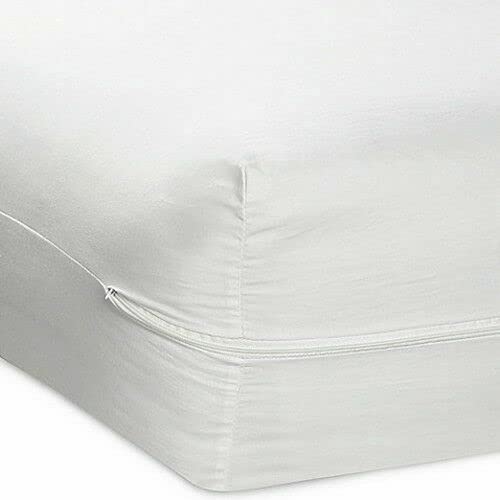 Linen Store Linen Store King Mattress Protector Cover Premium Microfiber Mattress Cover Waterproof Shield Zippered Mattress Bed Protector Encasement Velcro Zip Ultra Soft  King Size 