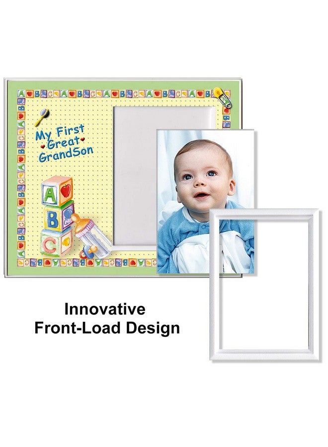 Expressly Yours! Photo Expressions My First Great Grandson Picture Frame | New Great Grandparent Baby Announcement Gift - Sized for Tabletop 8.25 x 7 in | Holds a 3.5 x 5 in Photo - Image 5