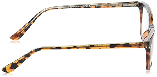 Foster Grant Sofia Vergara x Women's Teresa Cat-Eye Reading Glasses, Brown Tortoise Gradient Fade to Crystal Red, 52 mm + 1.75 - Image 3