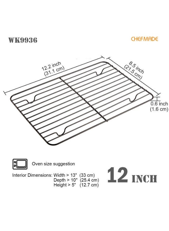 chefmade Black Cooling Rack - Image 5