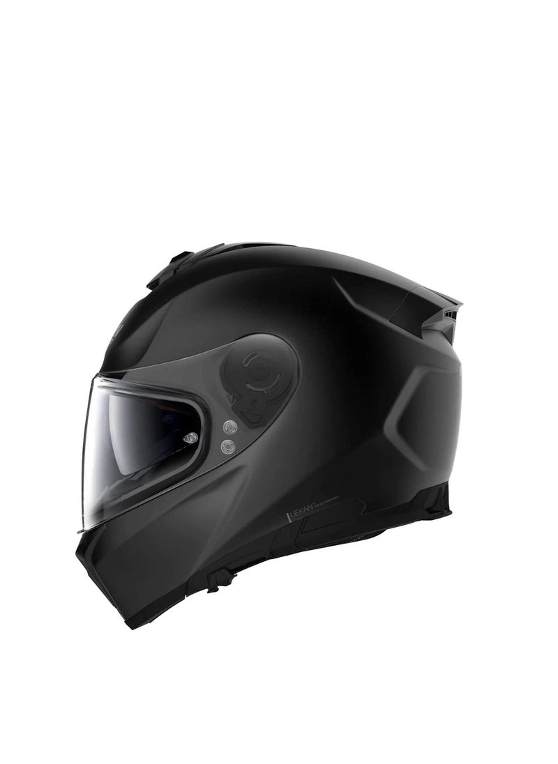 Nolan - Nolan N80-8 Classic N-Com 10 Full Face Helmet Flat Black - Image 1