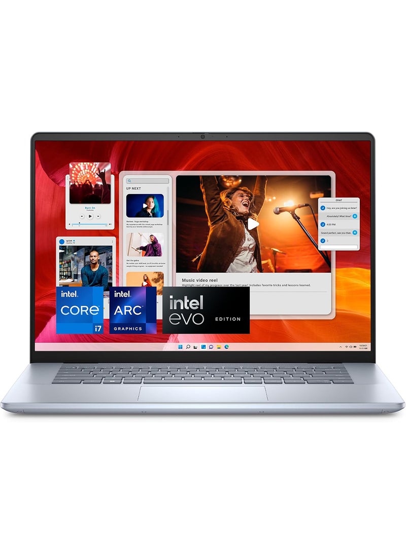 DELL (Upgraded Version) Inspiron 16 Plus 7640 Laptop With 16-Inch Display, Intel Core Ultra 7-155H Processor/16GB RAM DDR5/1TB SSD/Intel Arc Graphics/Windows 11 Pro/ English Ice Blue - Image 1