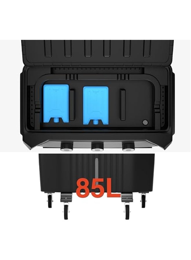 ميانتا مبرد هواء ميانتا، 85 لتر، 3 سرعات، أسود سقف ثلج- AC49338A - Image 4